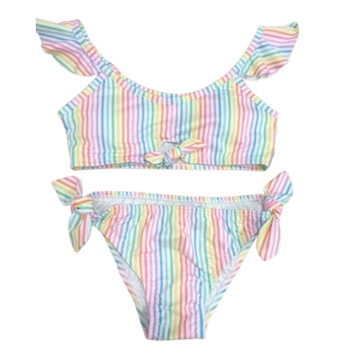 Rainbow swimsuit hot sale two piece