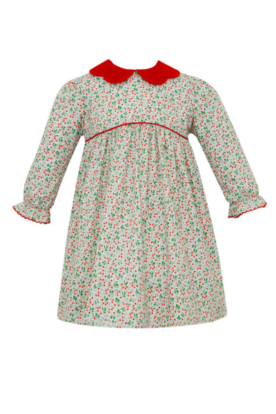 Petit Bebe Holly Berries Dress