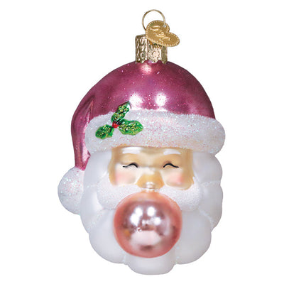 Old World Christmas Bubblegum Santa Ornament