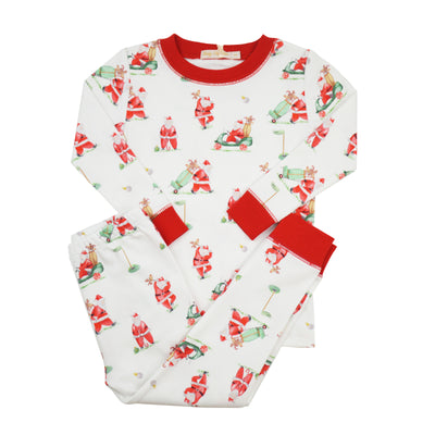 Baby Club Chic Santa's Golf Pajamas