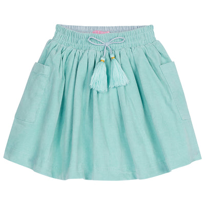 Bisby Circle Skirt | Aqua Velvet