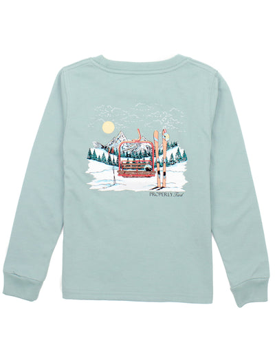 Properly Tied Ski Lift Tee