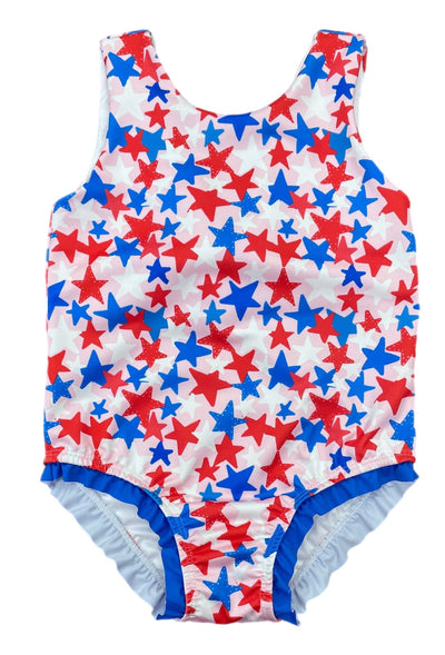 James & Lottie Lottie Swimsuit | Patriotic Stars