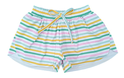 BE elizabeth Butterfly Shorts | Multi-Stripe