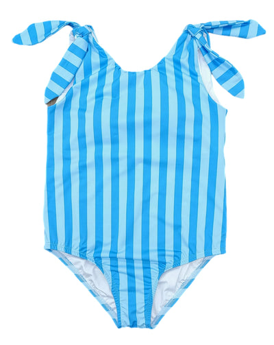 BE elizabeth Striped Swimsuit | Blue on Blue