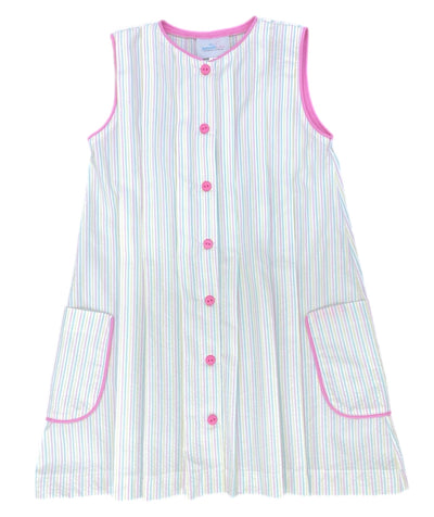 James & Lottie Reagan Dress | Spring Seersucker Stripe