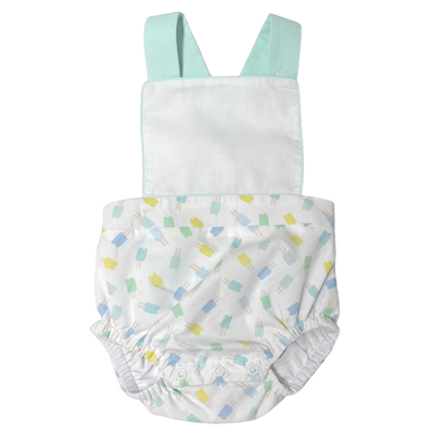 Mint Magnolia Sawyer Sunsuit | Tremont Twin Pops