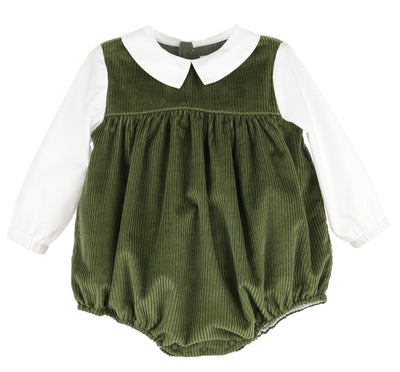 Sophie & Lucas Loden Corduroy Bubble | Green