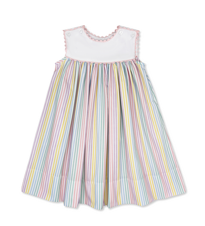 Lullaby Set Charming Dress | Petunia Pinstripe