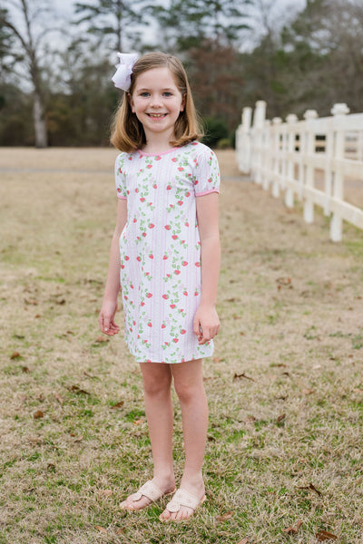 James & Lottie Play Dress | Berry Sweet Knit