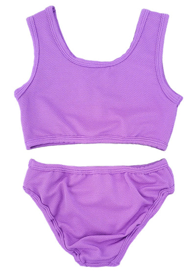 BE elizabeth Textured Two-Piece Swimsuit | Purple