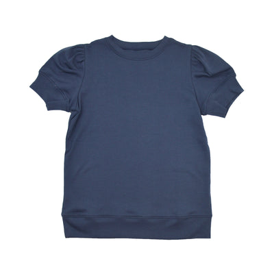 BE elizabeth Puff Sleeve Top | Navy