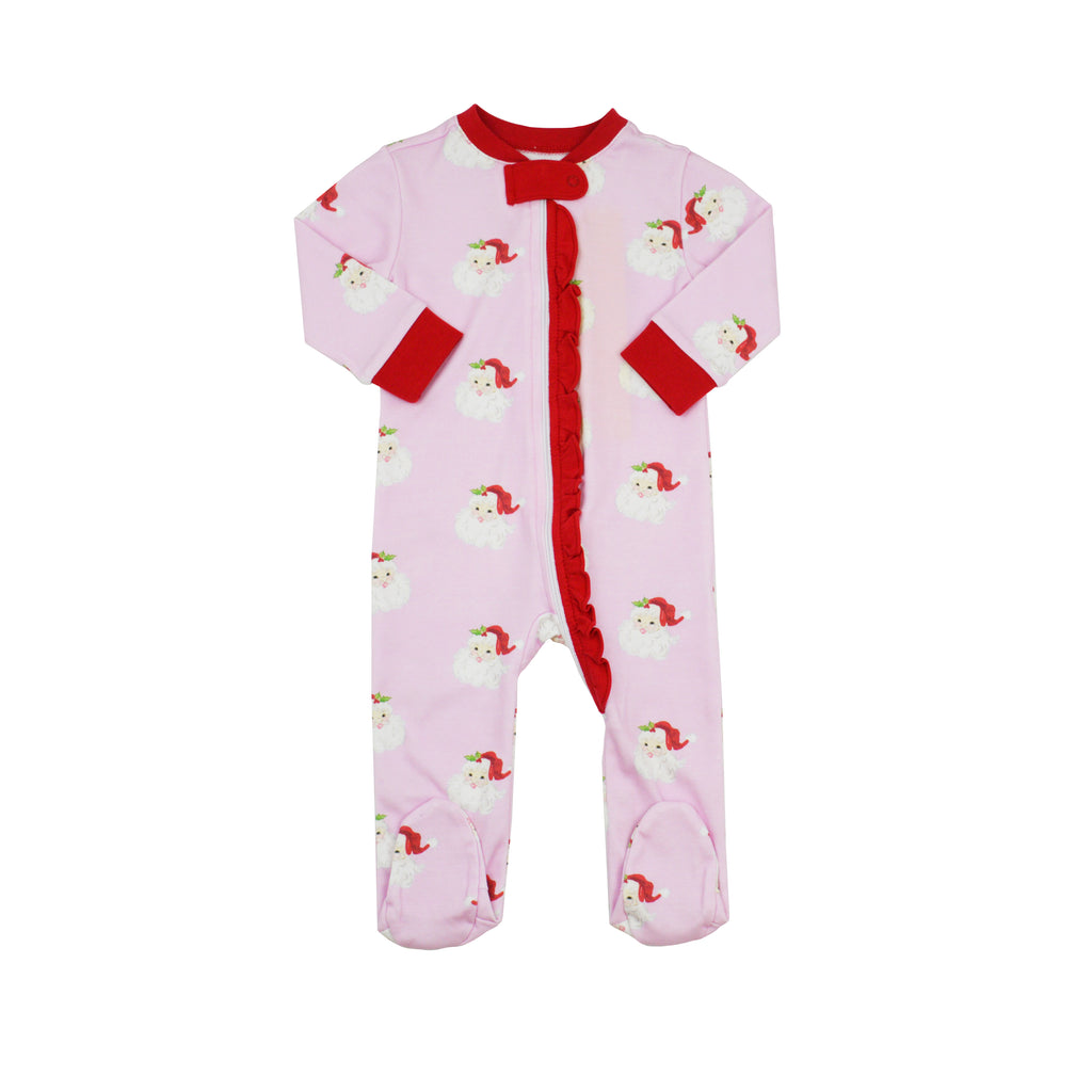 James & Lottie Girls Two Piece Jammies Pajamas Set - Pink Rainbows