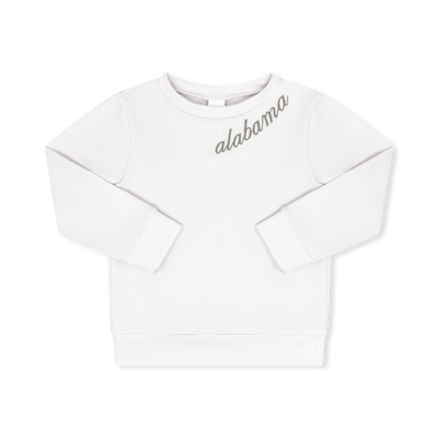 SET Athleisure Alex Sweatshirt | White with Alabama